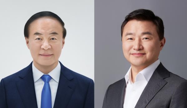 Samsung Electronics co-CEOs Jun Young-hyun (left) and Roh Tae-moon (Samsung Electronics)